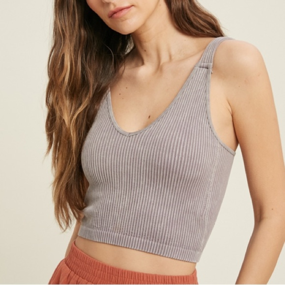 Urban Outfitters ribbed crop tank - Picture 1 of 5